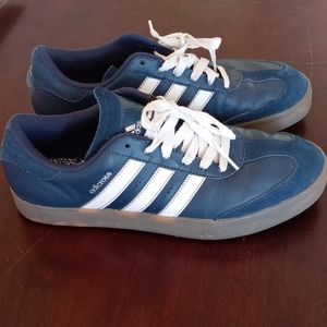 adidas Navy and White Athletic Sneakers